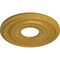 Ekena Millwork Lauren Ceiling Medallion (Canopies up to 6 1/4"), 20 5/8"OD x 6 1/4"ID x 1 3/8"P, Iridescent Gold CM20LNIGS - alternate 3